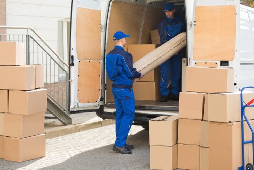 Removals and storage services in Waterloo with moving boxes and transport planning