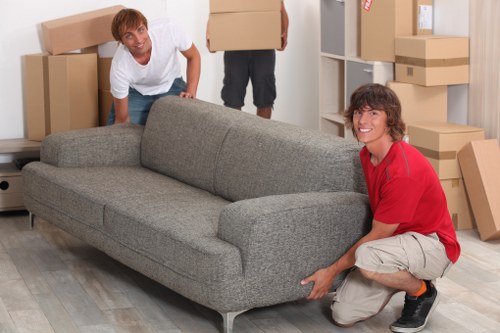 Family using long-term storage in Waterloo during a move