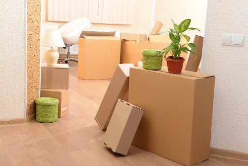 Wrapped and protected home furniture placed in storage in Waterloo