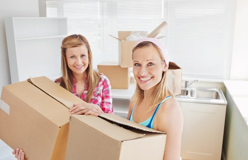 Boxes and furniture prepared for short-term or long-term storage in Waterloo